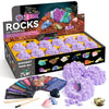 Byncceh Mineral Mining Kit Rock Mining Kit Gem Dig Kit - Dig Up 12 Rock & Mineral Collection Gemstones & Crystals Dig Kit For Kids Gemology Mining Gift Rocks Minerals, Excavation Toys For Boys Girls