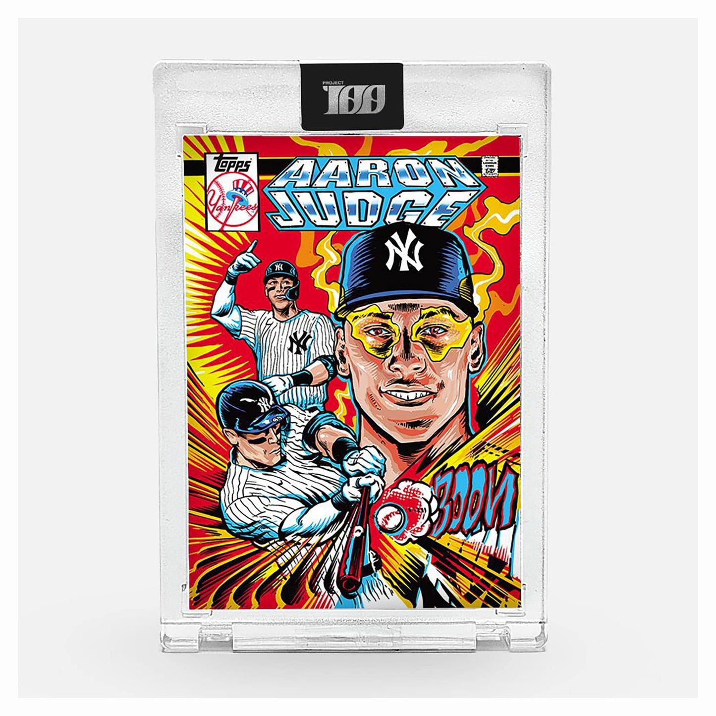 Toynk MLB Topps Project100 Card 34 | Aaron Judge by L'Amour Supreme | Multicolored | ARTBB-130SF-22P100-0034
