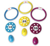 Swimline Dive Rings Discs & Eggs Triple Fun Combo Toys 9 - Pack Weighted Catch And Retrieval Game For Swimming Pool & Bath Tub F
