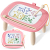Kikidex Toddlers Toys Age 1-3, Magnetic Drawing Board, Toddler Girl Toys For 1-2 Year Old, Doodle Board Pad Learning And Educati