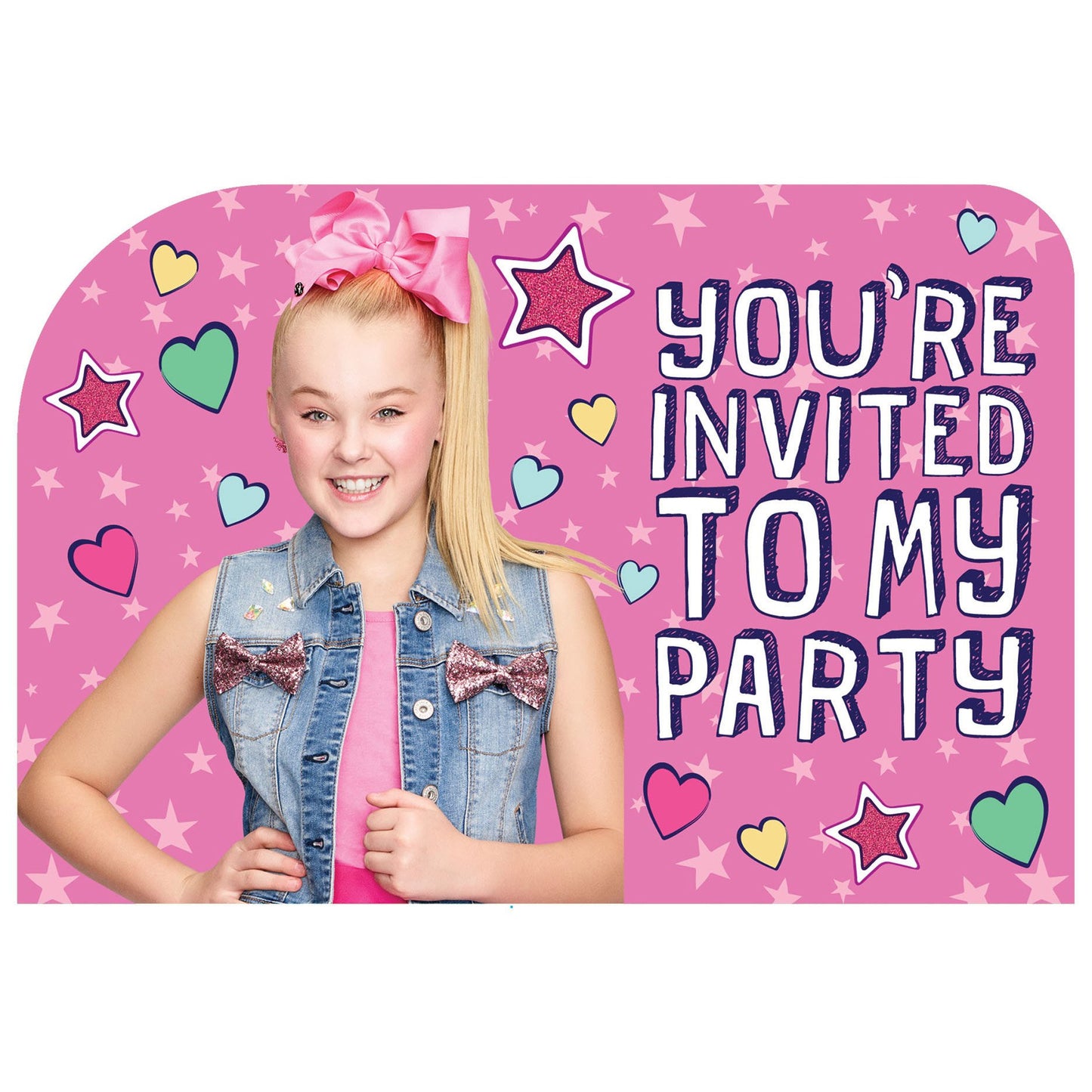 Amscan JoJo Siwa Invitations (8 ct)