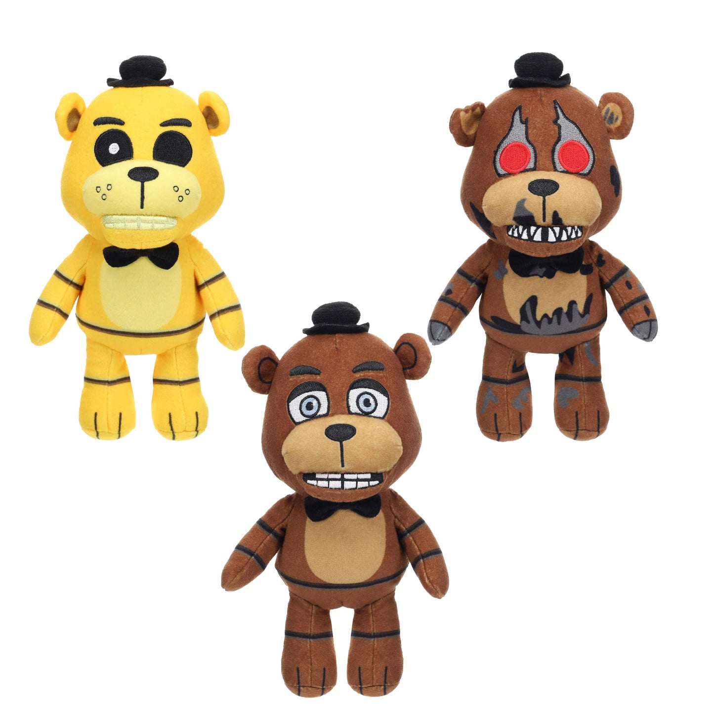 Phatmojo Five Nights At Freddy'S - Freddy Fazbear Animatronic Bundle (11 Items, Blinking Eyes W/Lights & Sounds)