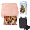 HP Sprocket Portable 2x3 Instant Color Photo Printer (Blush Pink) Zink Paper Bundle