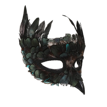 Costume Mask Feather Animal Mask Masquerade Bird Mask Halloween Mardi Gras Cosplay Party Masque (CEG2)