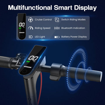 Powet Electric Scooter, 15/20 Miles Long Range, 19 Mph Top Speed, 8.5'' Tires, 350W Motor, E Scooter For Adults And Teens, Smart