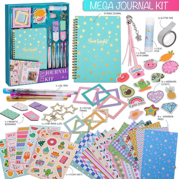 Diy Journal Kit For Girls, Scrapbook & Diary Supplies Set, Birthday Gifts For Teen Girls Craft Sets - Unleash Creativity Journaling Art Crafts Kit - Ideal Gifts For 8 9 10 11 12 13 14 Year Old Girl