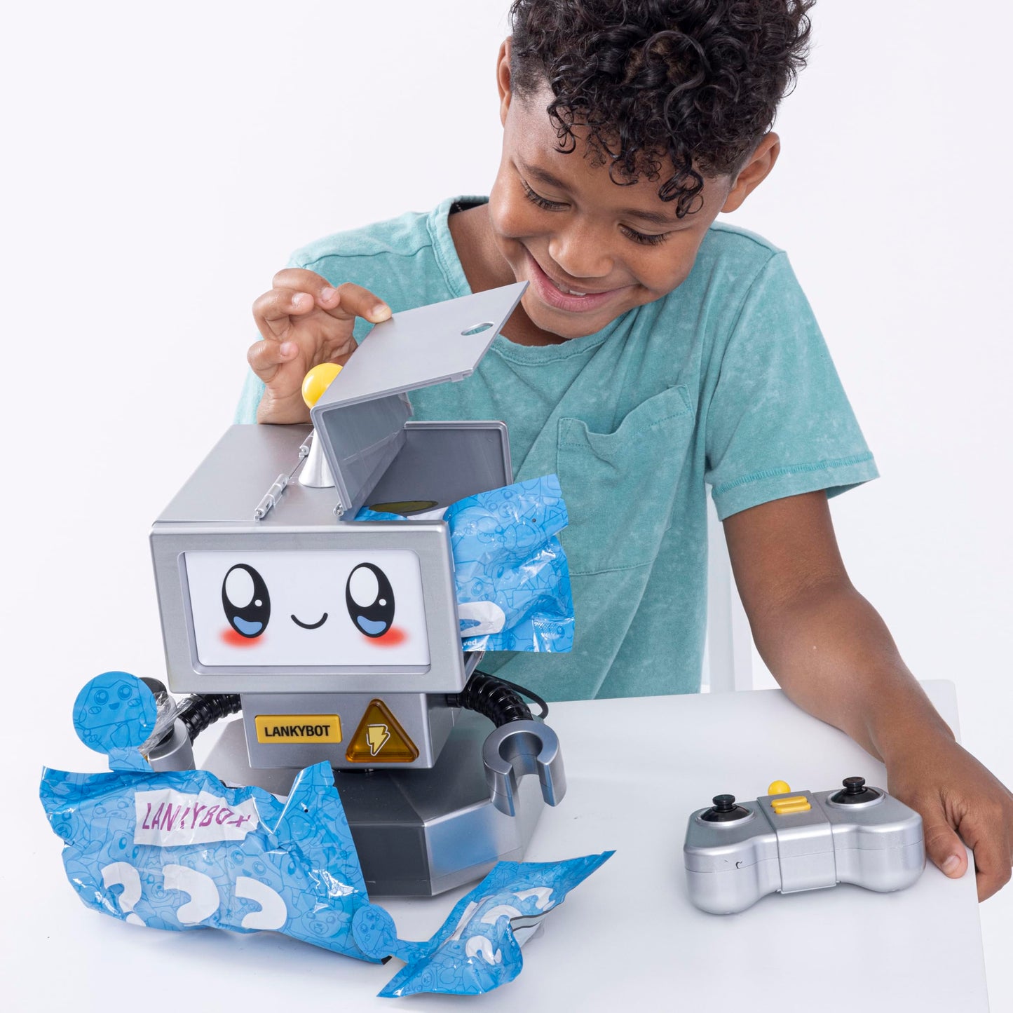 LankyBox LankyBot RC Mystery Box with Surprise Toys - Officially Licensed Multicolor Merch for Kids