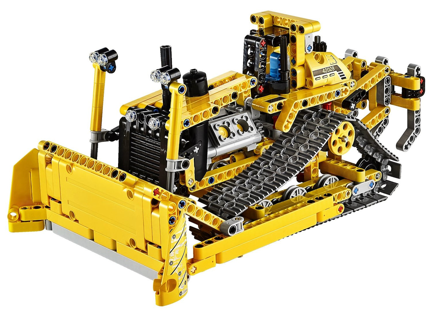 LEGO TECHNIC 42028 Bulldozer - Multicolor Building Set, Made of Acrylonitrile Butadiene Styrene, Perfect for Creative Play