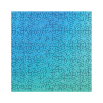 Color Puzzles for Adults 1000 Piece, Gradient Jigsaw Puzzle, Blue Color Changing Puzzle for Family Game
