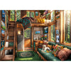 TangComplete - Forest House Puzzles for mature-themeds 1000 Piece Jigsaw Puzzles for mature-themeds mature-themed Challenging Game Toys Impossible Puzzle Family Decoration Puzzle