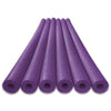 Oodles Of Noodles Deluxe Pool Noodles - 6 Pack Purple Soft Foam Tubes, 48    X 2.5    Hollow Core - Extra Dense, Durable - Pool,