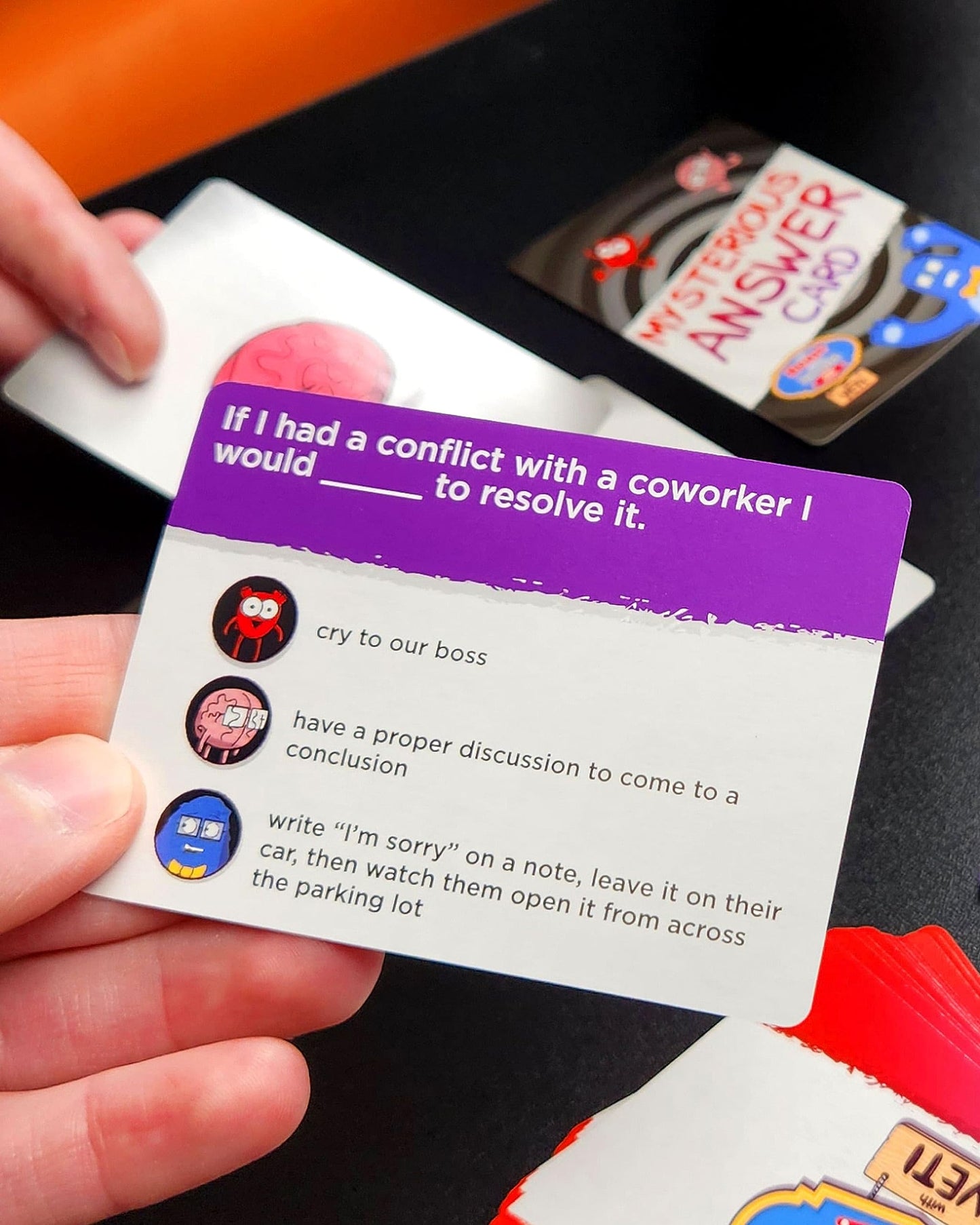 The Awkward Yeti Heart and Brain Card Game - Family Fun for Kids & Adults, Paper, Blue, Model 7011