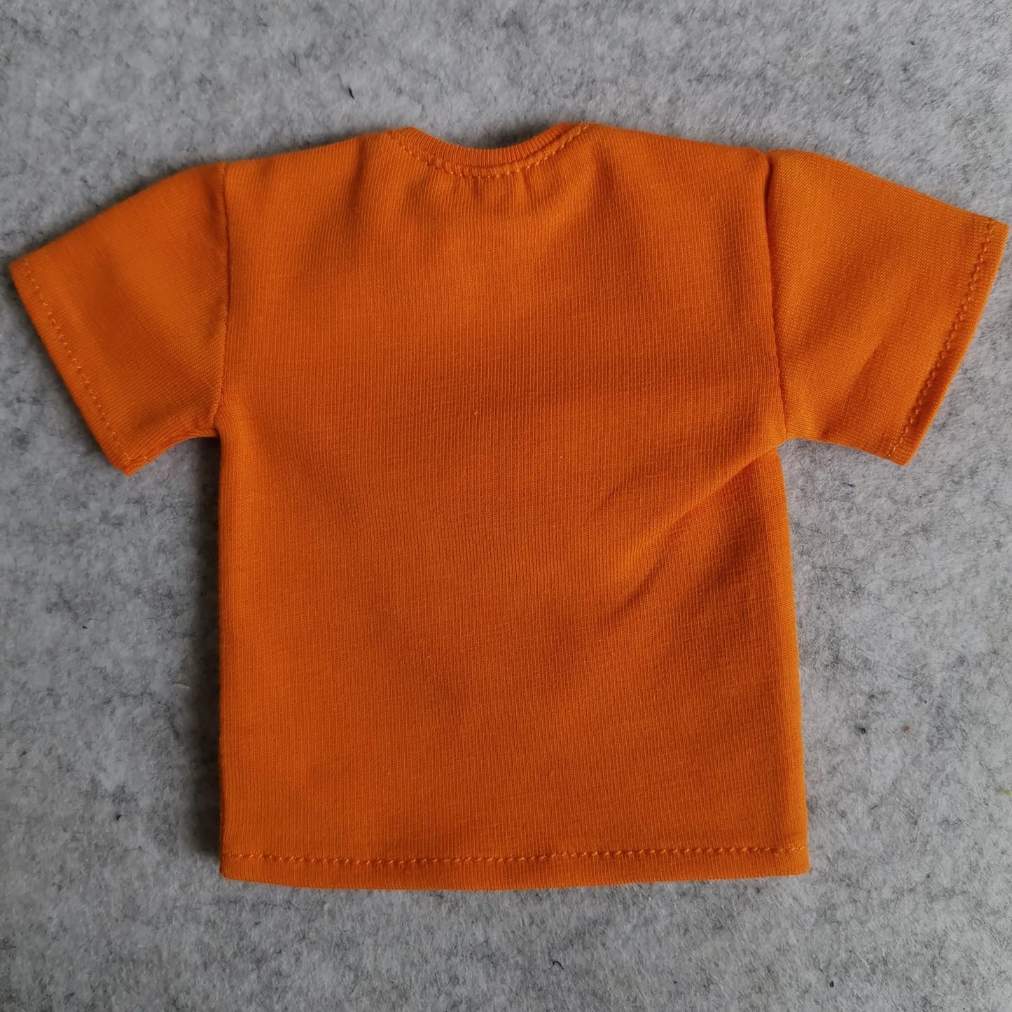 1/6 Custom Scale 2X T-Shirt Clothes For 12'' Male Action Figure Doll Clothes Toy (Gray+Orange)