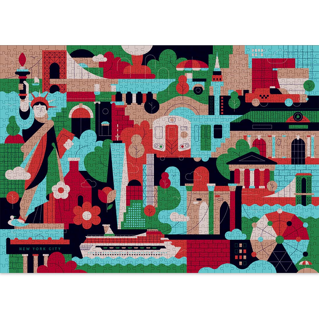 Cloudberries New York City Puzzle, 1000 Piece Jigsaw Puzzles, New York Jigsaw Puzzle, Jigsaws 1000 Pieces For Adults, Nyc Puzzle For Adults