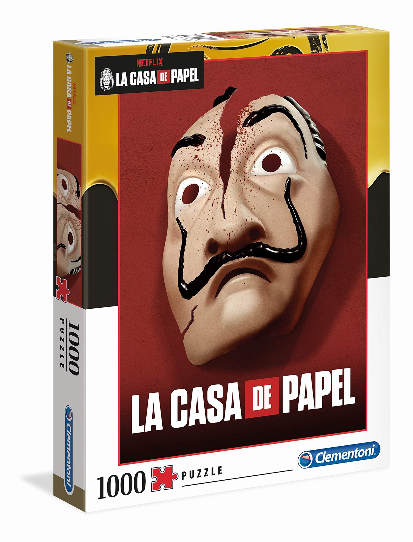Clementoni - 39533 - Puzzle La Casa De Papel/Money Heist - 1000 Pieces - Made In Italy - Jigsaw Puzzles For Adult - Jigsaw Puzzles Netflix