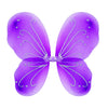 Nenmatte Fairy Girls Wings Sparkle Angel Wings Girls Butterfly Wings For Birhday Party Halloween Costume Dress Up (Purple)