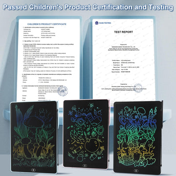 16 Inch Lcd Writing Tablet For Kids Adults,Colorful Drawing Pad Doodle Board School Supplies Toys For Girls Boys 3 4 5 6 7 8 Yea