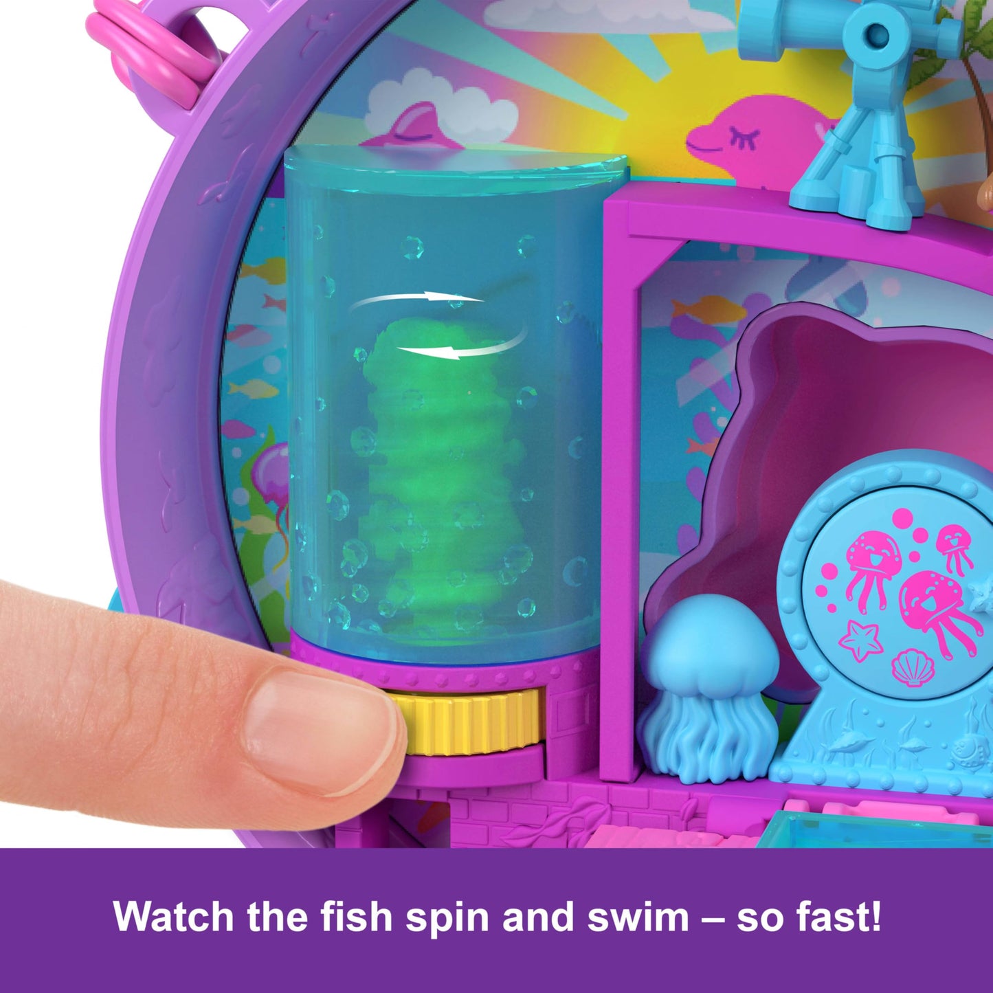 Polly Pocket Dolphin Rescue & Play Compact