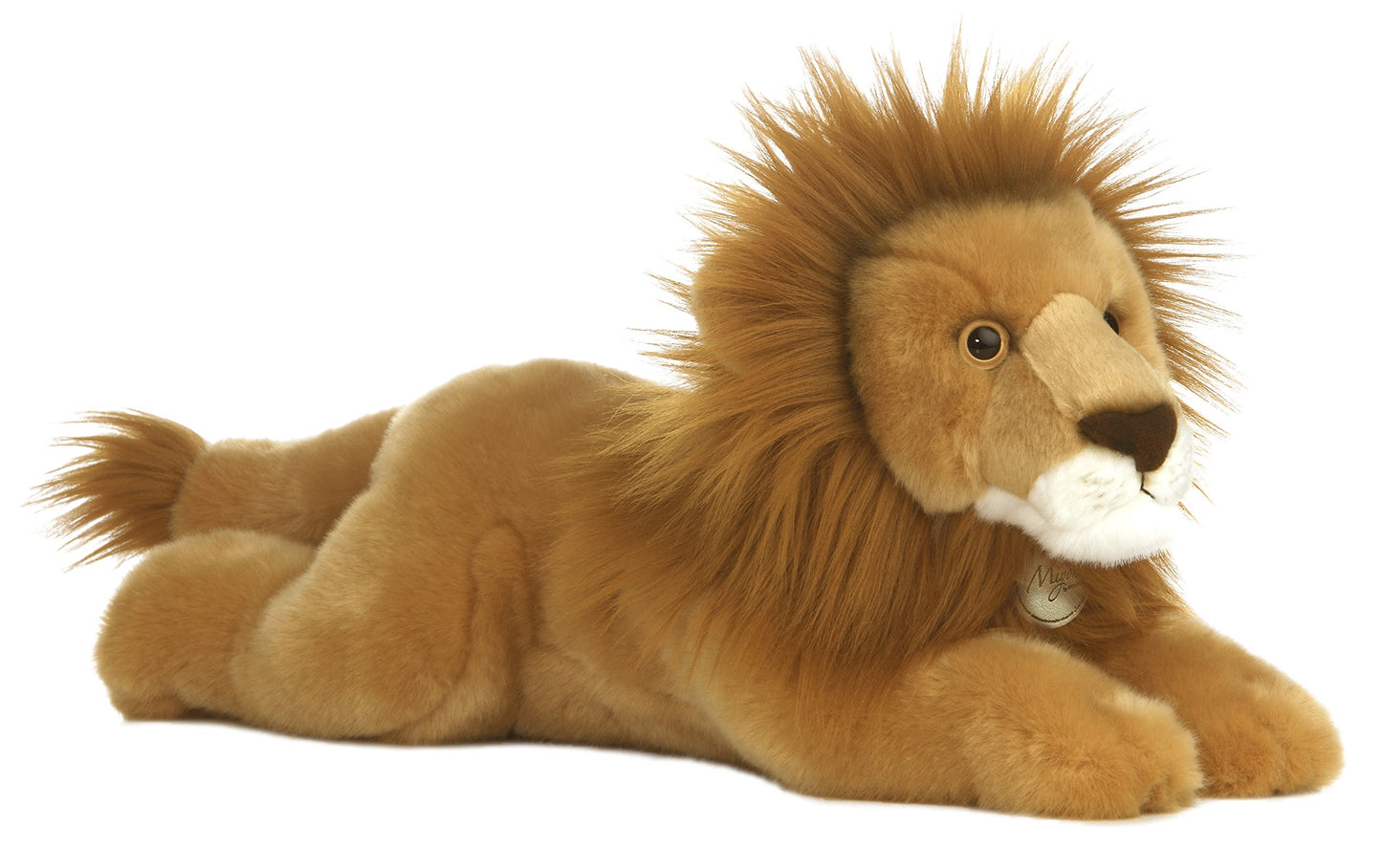 Aurora® Realistic Miyoni® Lion Stuffed Animal - Lifelike Detail - Cherished Companionship - Brown 16.5 Inches