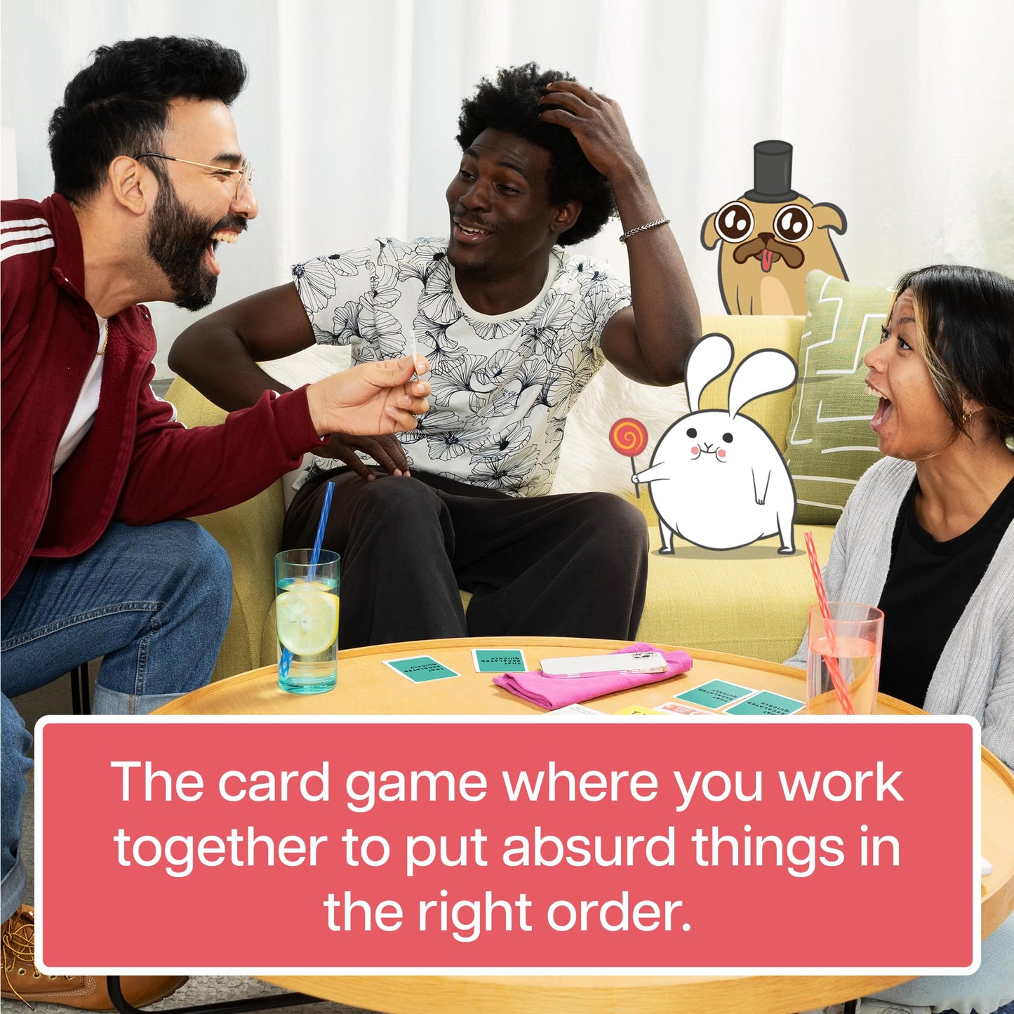 Exploding Kittens Card Game - That Escalated Quickly, Small, Red and Black, Model THES-IMP-8, Cardboard