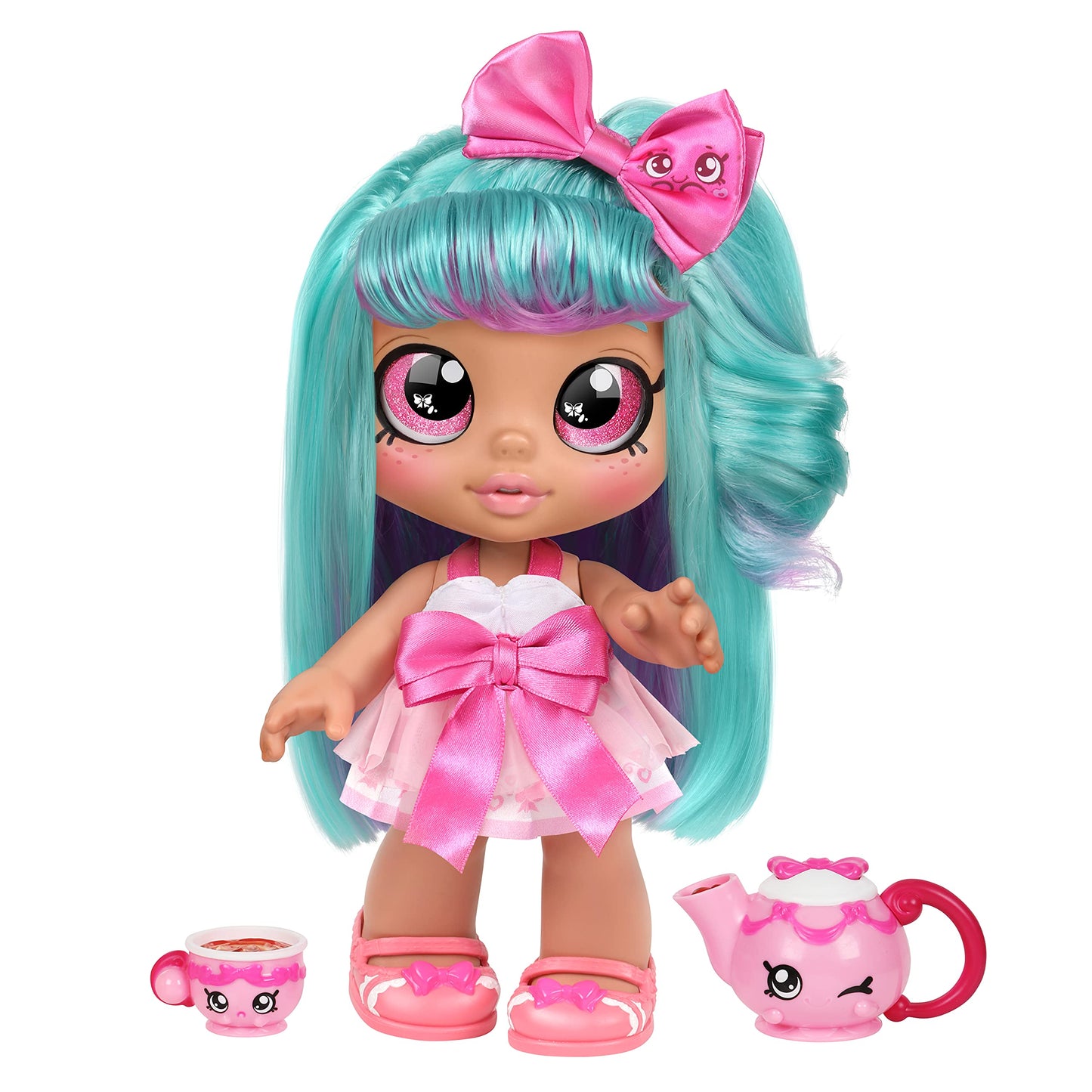 Kindi Kids Fun Time Friends - Pre-School Play Doll, Bella Bow - For Ages 3+ | Changeable Clothes And Removable Shoes