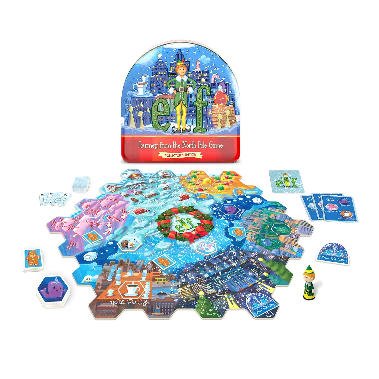 Elf Journey From The North Pole Game - Collector'S Edition