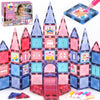 Toy Life Magnetic Tiles 68Pcs Princess Castle Magnet Tiles With Windows Art, Building Toys Girls Magnetic Tile For Toddlers 3+, Magnetic Tile Art For Kids Ages 4-8, Craft Toys Gifts For Kid