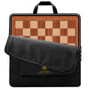 A&A 18.875'' Professional Wooden Tournament Chess Board/Mahogany & Maple Inlaid / 2.0'' Squares W/O Notation