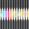 Hapikalor 24-Pack 12-Color Rainbow Pencils, Jumbo Colored Pencils Art Supplies For Adults Kids, Aesthetic School Supplies, Birth