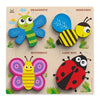 Webby Insects Wooden Puzzle | Baby Puzzle For 2-4 Years Old Toddlers | Learning Puzzle Toys For Pre School And Montessori Kids