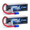 Zeee 6S Lipo Battery 3300mAh 22.2V 120C Soft Case Battery with EC5 Connector for RC Airplane Helicopter RC Car Truck Tank Drone