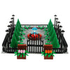 BAENRCY Park Building Blocks Fountain Sencery Accessories Street Set Building Bricks Kit DIY Building Set Compatible All Major Brands (No Baseplate)