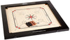 Surco Classic Kids Carrom Board - 4mm Wood, Black, Includes Coins & Striker