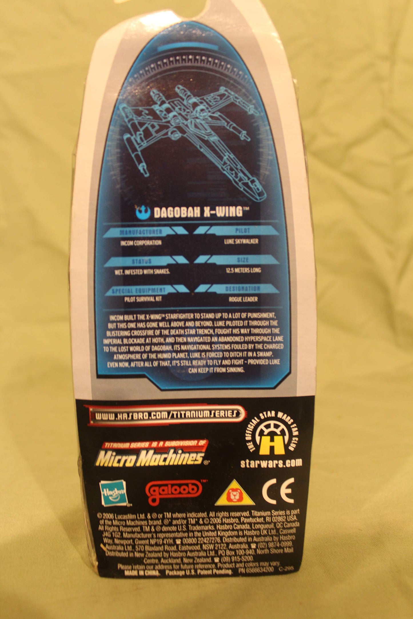 Titanium Series Star Wars 3 Inch Vehicles X-Wing