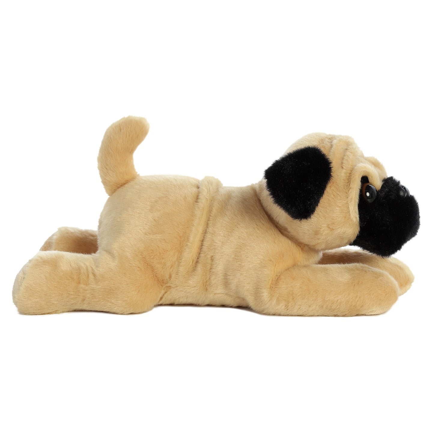 Aurora Flopsie 12 Pug-Ger Plush Toy - Multi Color, Soft Stuffed Animal for Kids and Collectors