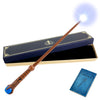 Light Up Magic Wizard Wand Rechargeable Illuminating Toy For Kids Witch Collection Cosplay Accessories With Spellbook And Gift Box (Claw)