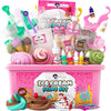 Original Stationery DIY Ice Cream Slime Kit - Pink Foam Slime Making Set, Fun Easter Gift for Girls Aged 8-10, Model OSFSK-0180