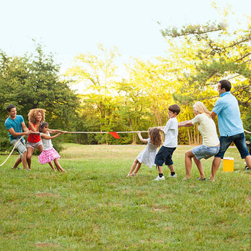 Tug Of War Rope For Kids And Adults, Natural Twisted Cotton Rope, Outdoor Games Set Perfect For Carnival Team Building Activitie