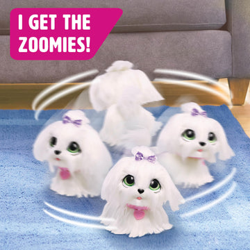 Just Play Furreal Gogo Walkin’ Pup Maltese Interactive Toy, 9-Inch Realistic Plush Dog, Kids Toys For Ages 4 Up