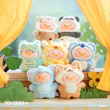 TOYZERO+ Lulu The Piggy Blind Box Figures - Puppet Show Series Plush Keychain Blind Boxes Figurines Finger Puppet Toy Cute Stuff