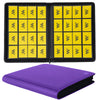 MORABTO enhanced 1000+ Pockets Card Binder 16 Pockets Trading Card Binder Ringless Side Loading Trading Card Album Folder for TCG - Dark Purple
