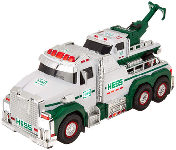 Hess Tow Truck Rescue Team 2019 - Green & White, Durable PP Material, Perfect for Collectors
