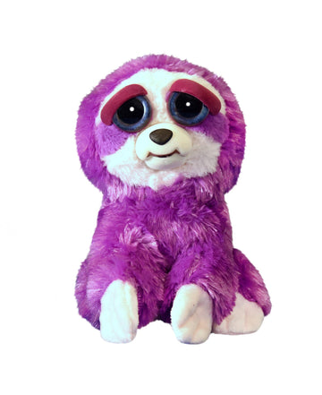 Feisty Pets Plush Purple Sloth-Lightningbolt Lucy