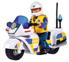 Simba 109251092 Fireman Sam Police Motorcycle With Malcolm Figure & Accessories, Season 12, From 3 Years