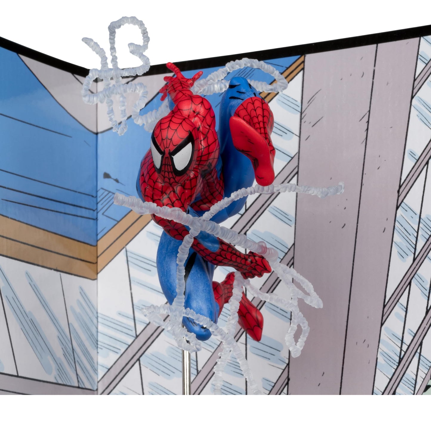 Mcfarlane Toys - Marvel Spider-Man 1:10Th Scale Collectible With Scene (The Amazing Spider-Man #302)