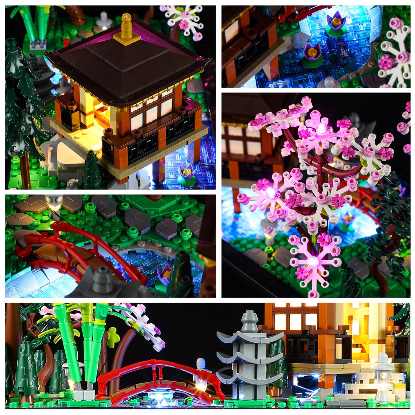 Yeabricks Led Light For Lego-10315 Icons Tranquil Garden Building Blocks Model (Lego Set Not Included)