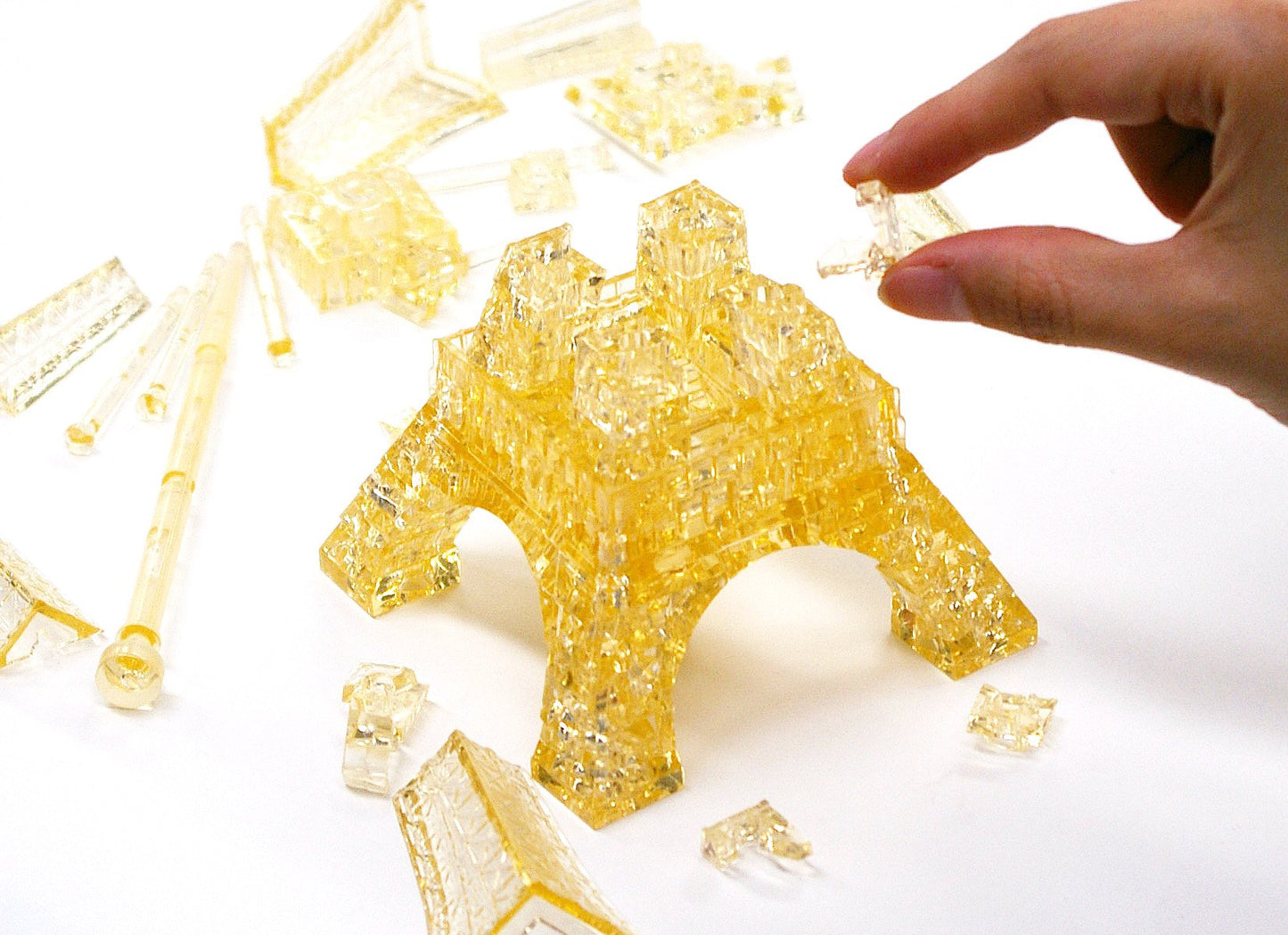 Beverly Crystal Puzzle - Eiffel Tower / Gold (Japan Import)