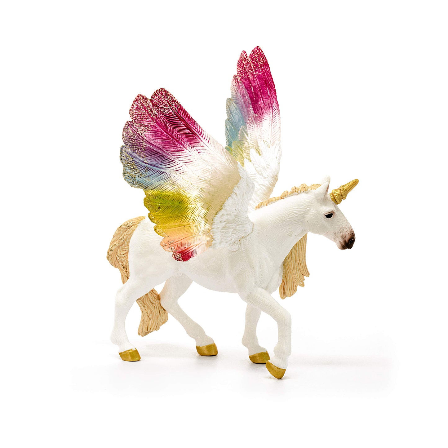 Schleich Bayala Animal Figurine, Unicorn Toys For Girls And Boys 5-12 Years Old, Winged Rainbow Unicorn