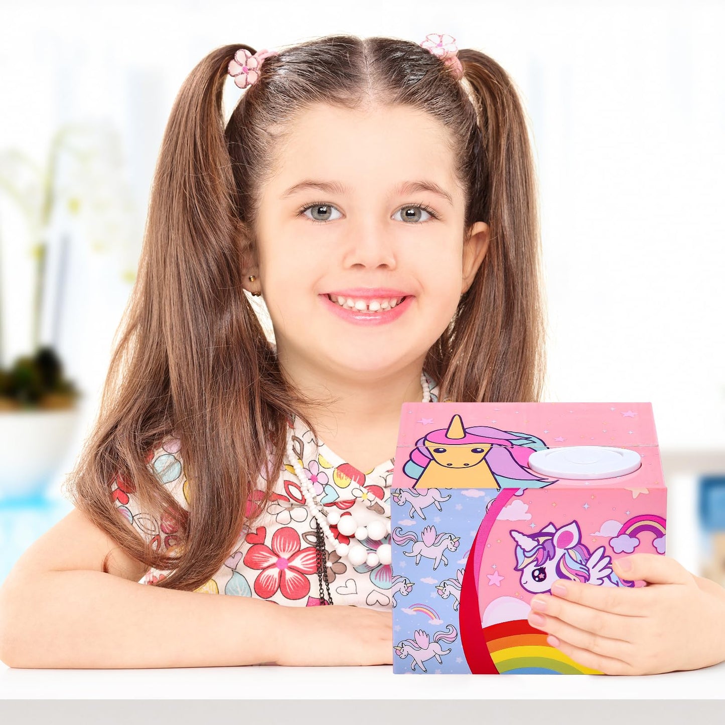 Unicorns Stealing Money Bank, Piggy Bank For Kids, Coin Bank For Money Saving, Automatic Stealing Money With English Speaking, Creative Gift