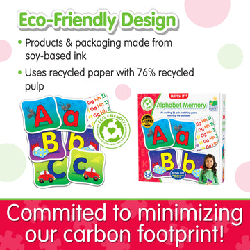 The Learning Journey: Match It! Memory - Alphabet - Capital and Lowercase Letter Matching Game with 26 Matching Pairs - Memory G